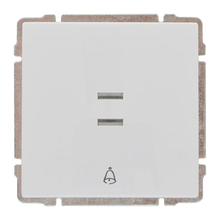 Kos 66 biały - przycisk dzwonkowy (p)