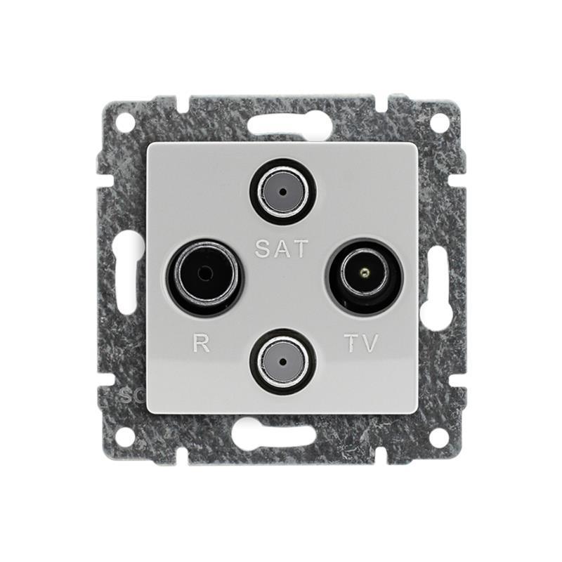 Kos Vena biały - gniazdo satelitarne (x2)