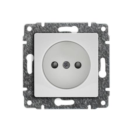 Kos Vena biały - gniazdo pojedyncze Kos Elektro System