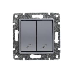 Kos Vena aluminium - łącznik podwójny schodowy Kos Elektro System