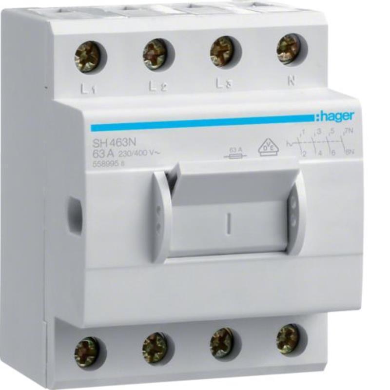 Rozłącznik izolacyjny SH463N 63A 4P Hager