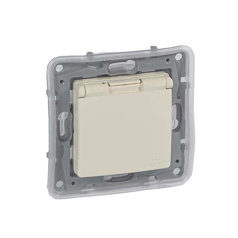 Legrand Niloe kremowy - gniazdo bryzgoszczelne (+0) Legrand Niloe kremowy - gniazdo bryzgoszczelne (+0)