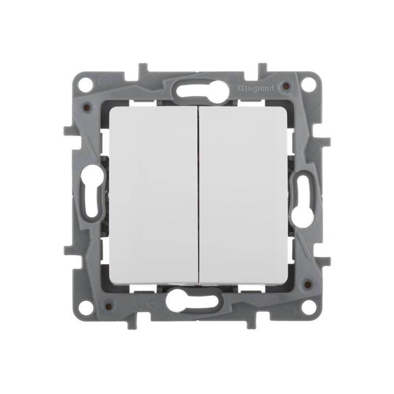 Legrand Niloe biały - łącznik schodowy podwójny Legrand Niloe biały - łącznik schodowy podwójny