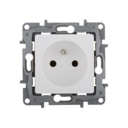 Legrand Niloe biały - gniazdo pojedyncze (+0) Legrand