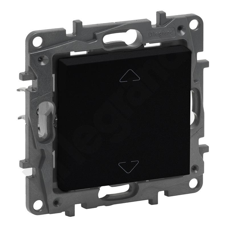 Legrand Niloe Step czarny - przycisk żaluzyjny odbijający