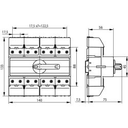 Rozłącznik dla fotowoltaiki RSI-F 8-torowy RSI-8032F W01 Spamel