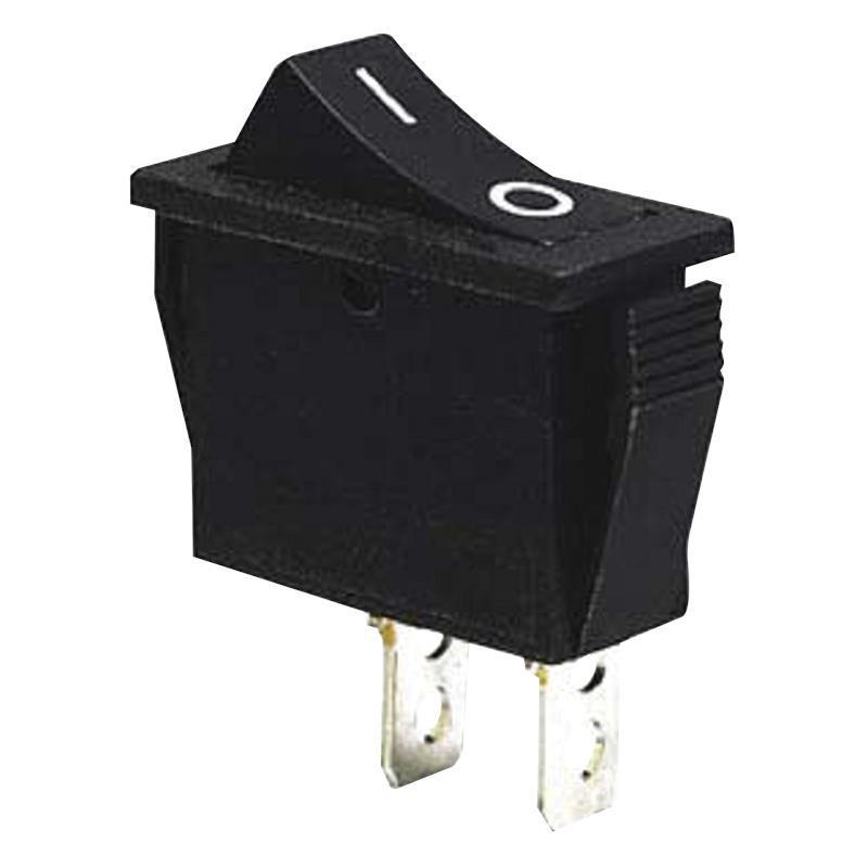 Wyłącznik kołyskowy włącz-wyłącz czarny TES-13