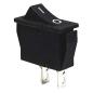 Wyłącznik kołyskowy włącz-wyłącz czarny TES-13