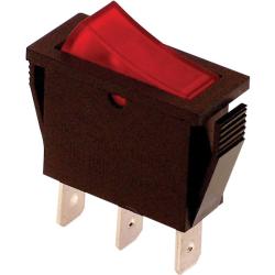 Wyłącznik kołyskowy włącz-wyłącz czerwony TES-21 Tracon Electric