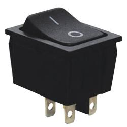 Wyłącznik kołyskowy odbijający włącz-wyłącz czarny TES-53-1 Tracon Electric