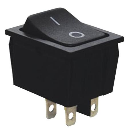 Wyłącznik kołyskowy odbijający włącz-wyłącz czarny TES-53-1 Tracon Electric