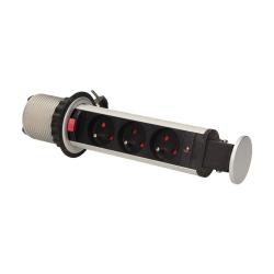 Gniazdo wpuszczane w blat 3x250V AC OR-AE-1347 Orno