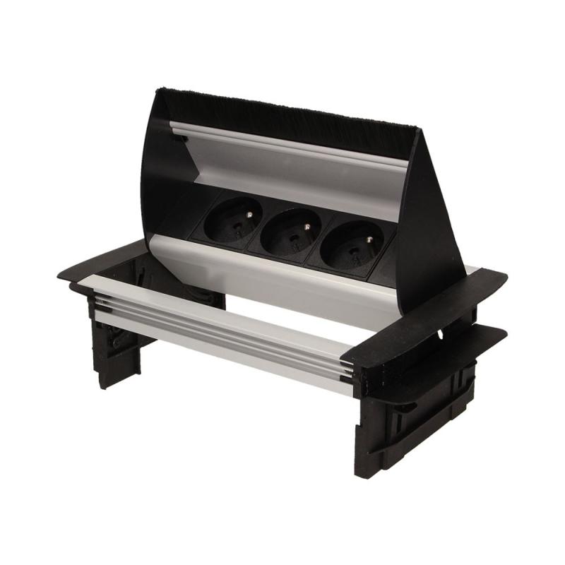 Gniazdo wpuszczane w blat 3x250V AC OR-AE-1361