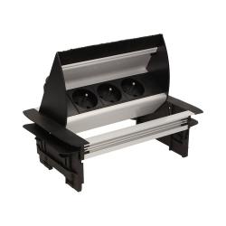 Gniazdo wpuszczane w blat 3x250V AC OR-AE-1361 Orno