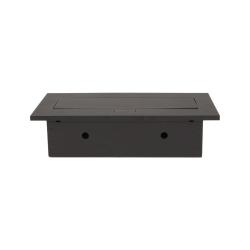 Gniazda wpuszczane w blat 2x250V 3xUSB z grubym rantem OR-AE-1324 czarny Orno