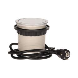 Gniazdo wpuszczane w blat 3x250V z ładowarką USB 1,5m OR-AE-1342 Orno