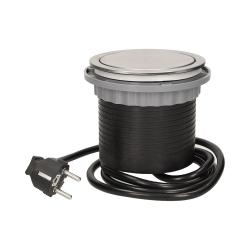 Gniazdo wpuszczane w blat 4x250V 1,5m INOX OR-AE-1380 Orno