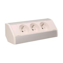 Gniazdo meblowe 3x250V OR-GM-9001/W-G Orno