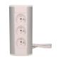 Gniazdo meblowe 3x250V OR-GM-9001/W-G Gniazdo meblowe 3x250V OR-GM-9001/W-G