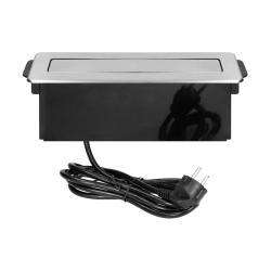 Gniazdo wpuszczane w blat 3x250V, 2xUSB OR-GM-9009/B-G Orno