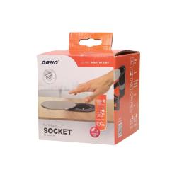 Gniazdo wpuszczane w blat 1x250V, 1xUSB OR-AE-13124 Orno