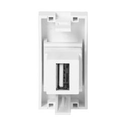 Gniazdo modułowe NOEN USB OR-GM-9010/W/USBDAT1 Orno