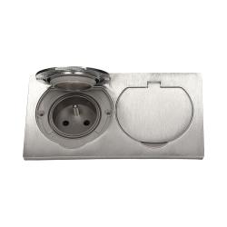 Gniazdo wpuszczane 2x250V OR-AE-1398