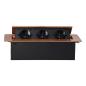 Gniazda wpuszczane w blat 3x250V AC OR-AE-1336(GS)/C schuko
