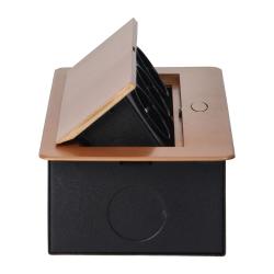 Gniazda wpuszczane w blat 3x250V AC OR-AE-1336(GS)/C schuko Orno