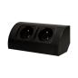 Gniazdo meblowe podszafkowe 2x230V - OR-AE-1303/B