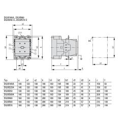 Stycznik DILM-185-22 185A 250V 2NO+2NC Eaton