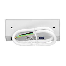 Gniazdo meblowe podszafkowe 230V + 2xUSB - OR-AE-1310(GS) schuko Orno