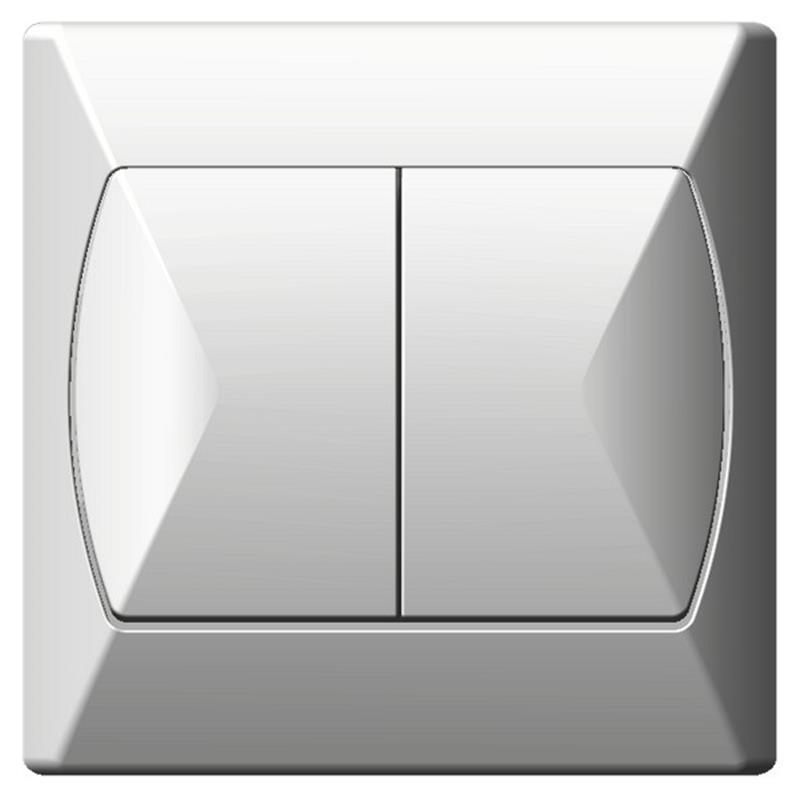 Ospel Akcent biały - łącznik świecznikowy ŁP-2A/00