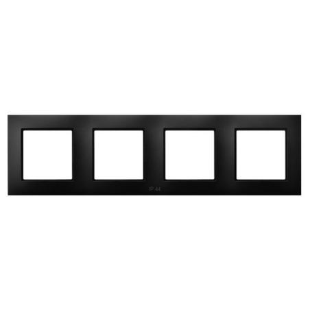 Ospel Aria czarny - ramka IP44 RH-4U/33