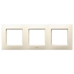 Ospel Aria ecru - ramka IP44 RH-3U/27