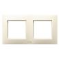 Ospel Aria ecru - ramka IP44 RH-2U/27