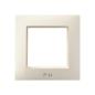 Ospel Aria ecru - ramka IP44 RH-1U/27