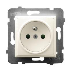 Ospel Aria ecru - gniazdo pojedyncze (+0) z przesłonami GP-1UZP/m/27