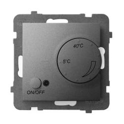 Ospel Aria szary mat - regulator temperatury RTP-1U/m/70