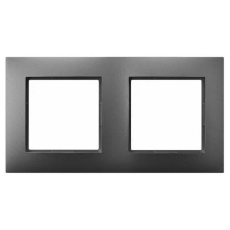 Ospel Aria szary mat - ramka R-2U/70
