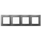 Ospel Aria szary mat - ramka IP44 RH-4U/70
