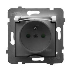 Ospel Aria biały - gniazdo bryzgoszczelne GPH-1UZ/m/00/d