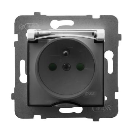 Ospel Aria biały - gniazdo bryzgoszczelne GPH-1UZ/m/00/d