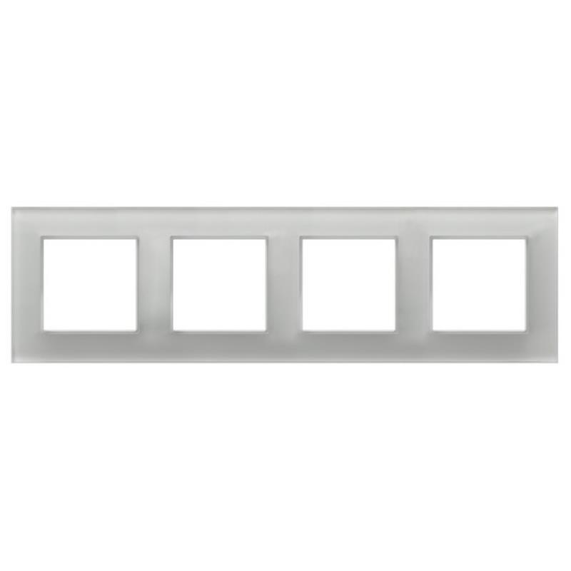 Ospel Aria białe szkło - ramka R-4UGC/31/00