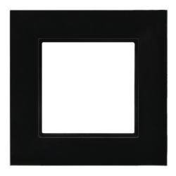 Ospel Aria czarne szkło - ramka R-1UGC/32/25