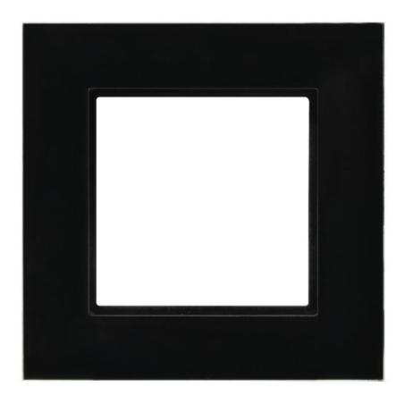 Ospel Aria czarne szkło - ramka R-1UGC/32/25