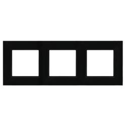 Ospel Aria czarne szkło - ramka R-3UGC/32/25