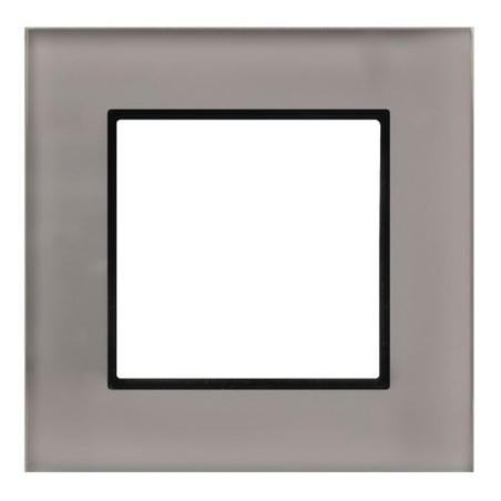 Ospel Aria czarne szkło - ramka R-1UGC/41/25