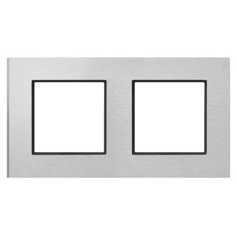 Ospel Aria szczotkowane aluminium - ramka R-2UAC/62/25