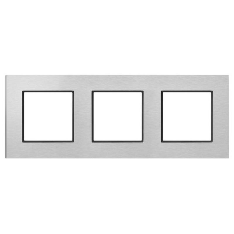 Ospel Aria szczotkowane aluminium - ramka R-3UAC/62/25